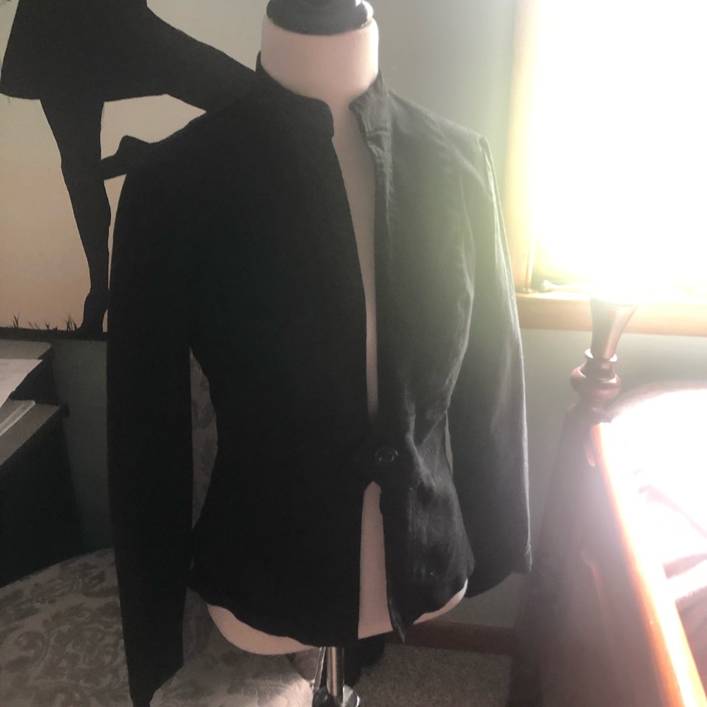 Xoxo straight collar jacket